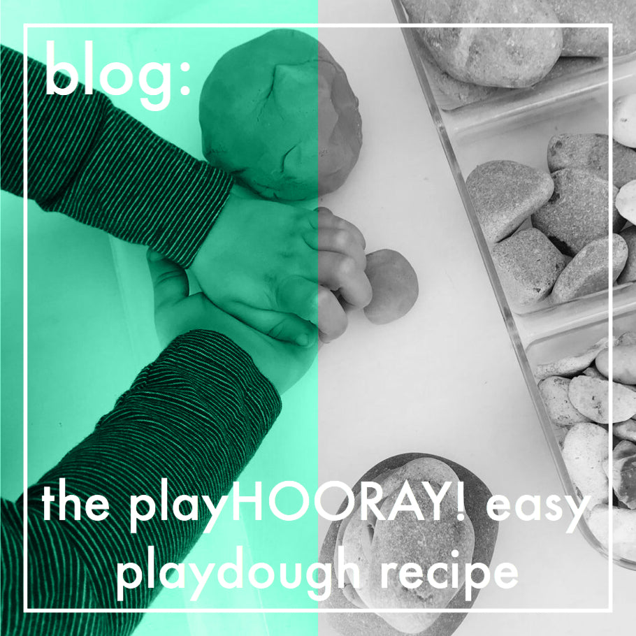 the playHOORAY! easy, no cook, never fails play dough recipe!!