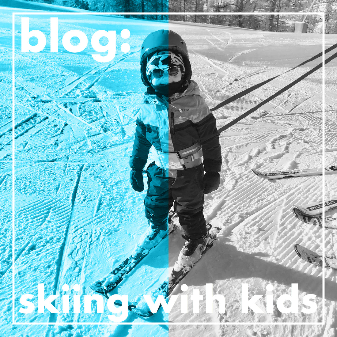 skiing with kids