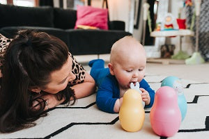 baby tummy time playPROMPTS printable activity cards (mini pack)