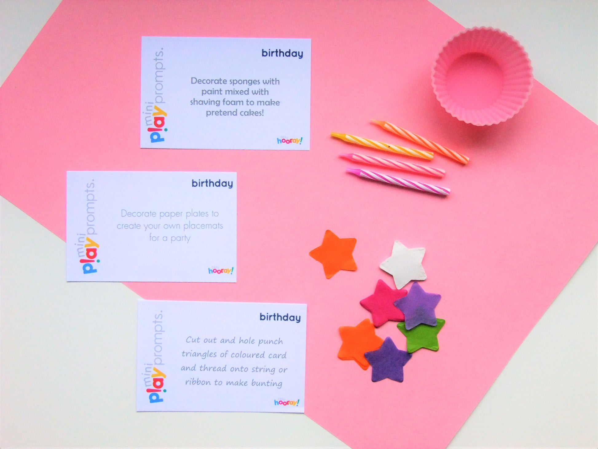 birthday play prompts (mini pack) - playHOORAY!