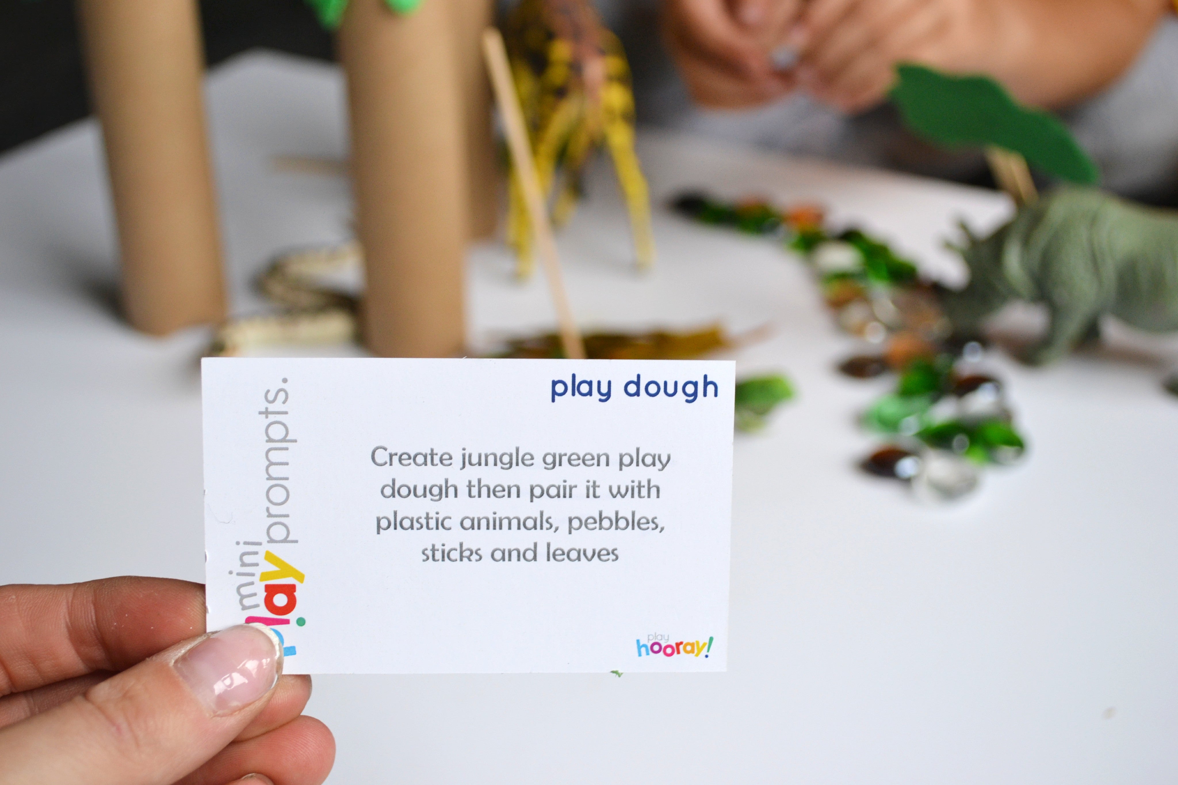 play dough playPROMPTS printable activity cards (mini pack)