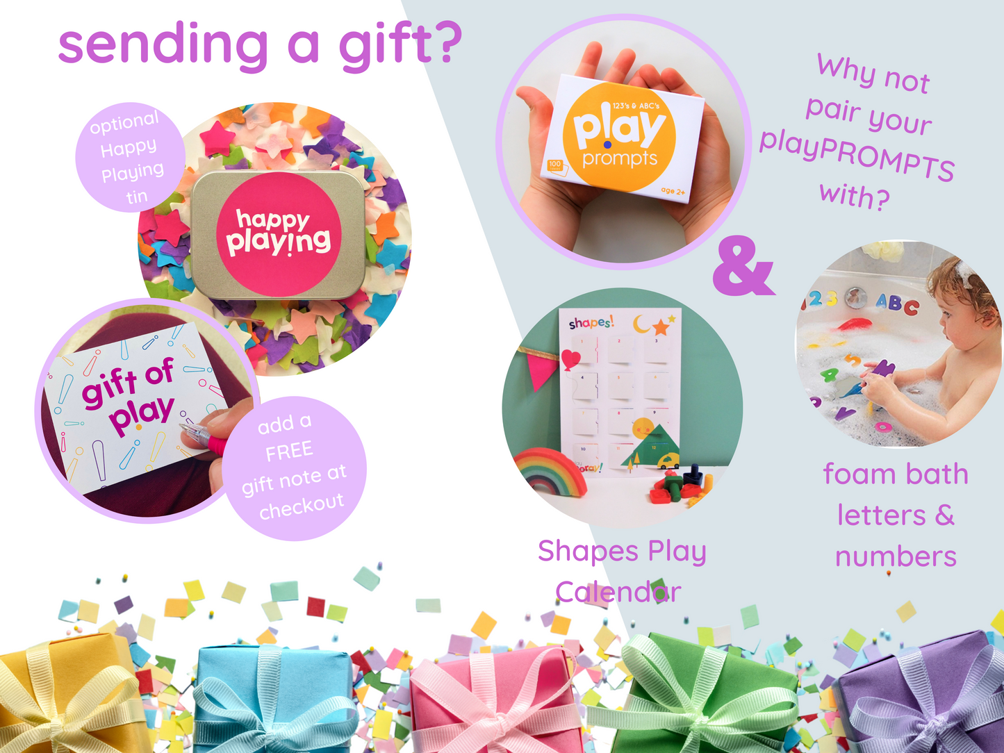 123's & ABC's playPROMPTS for kids aged 3+ - playHOORAY!